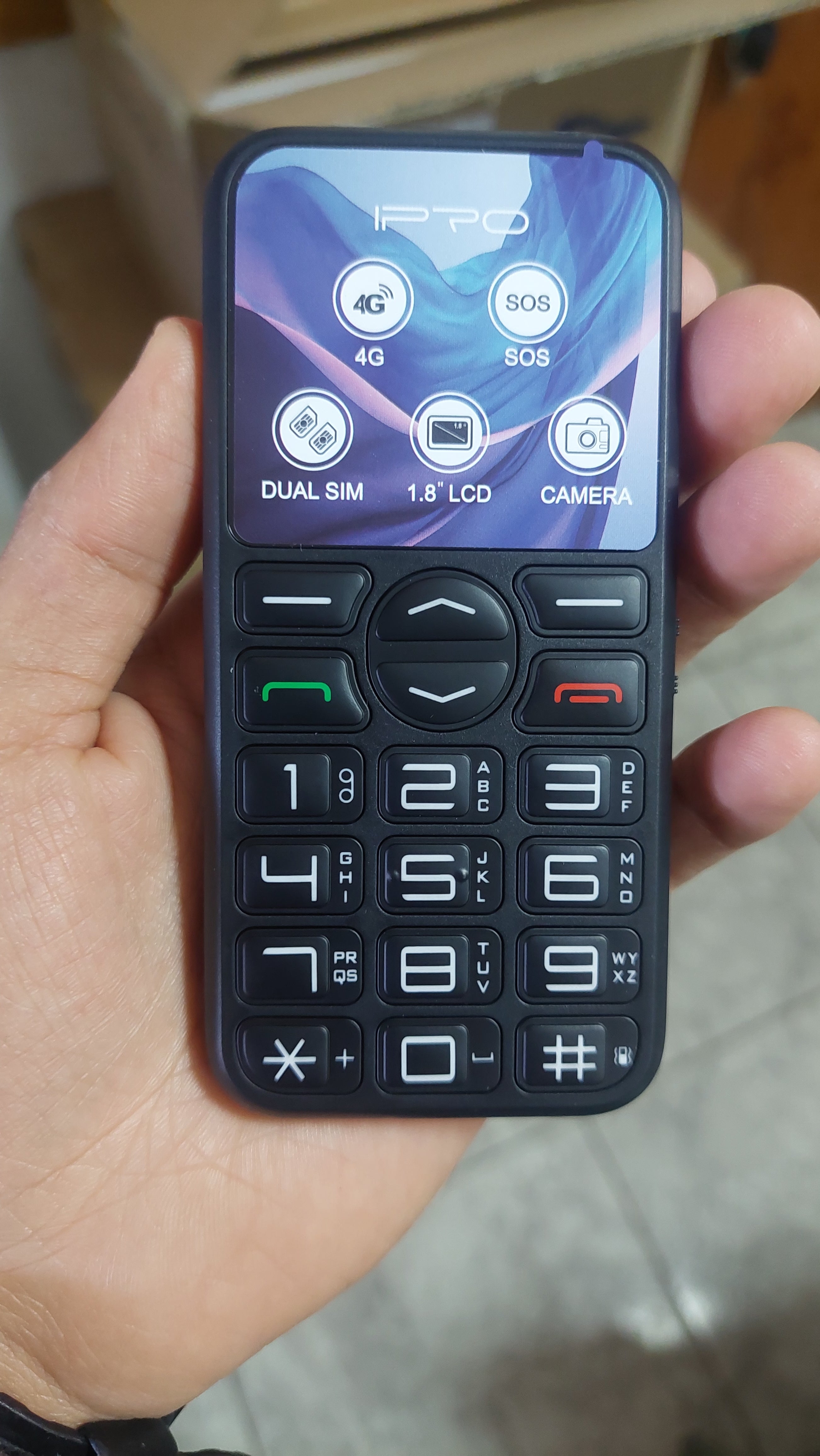 Celular Senior Adulto Mayor IPRO 4G F183S Tercera edad