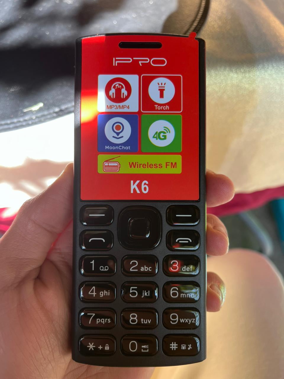 Celular Adulto Mayor K6 IPRO 4G Tercera Edad Nuevo Oferta Negro