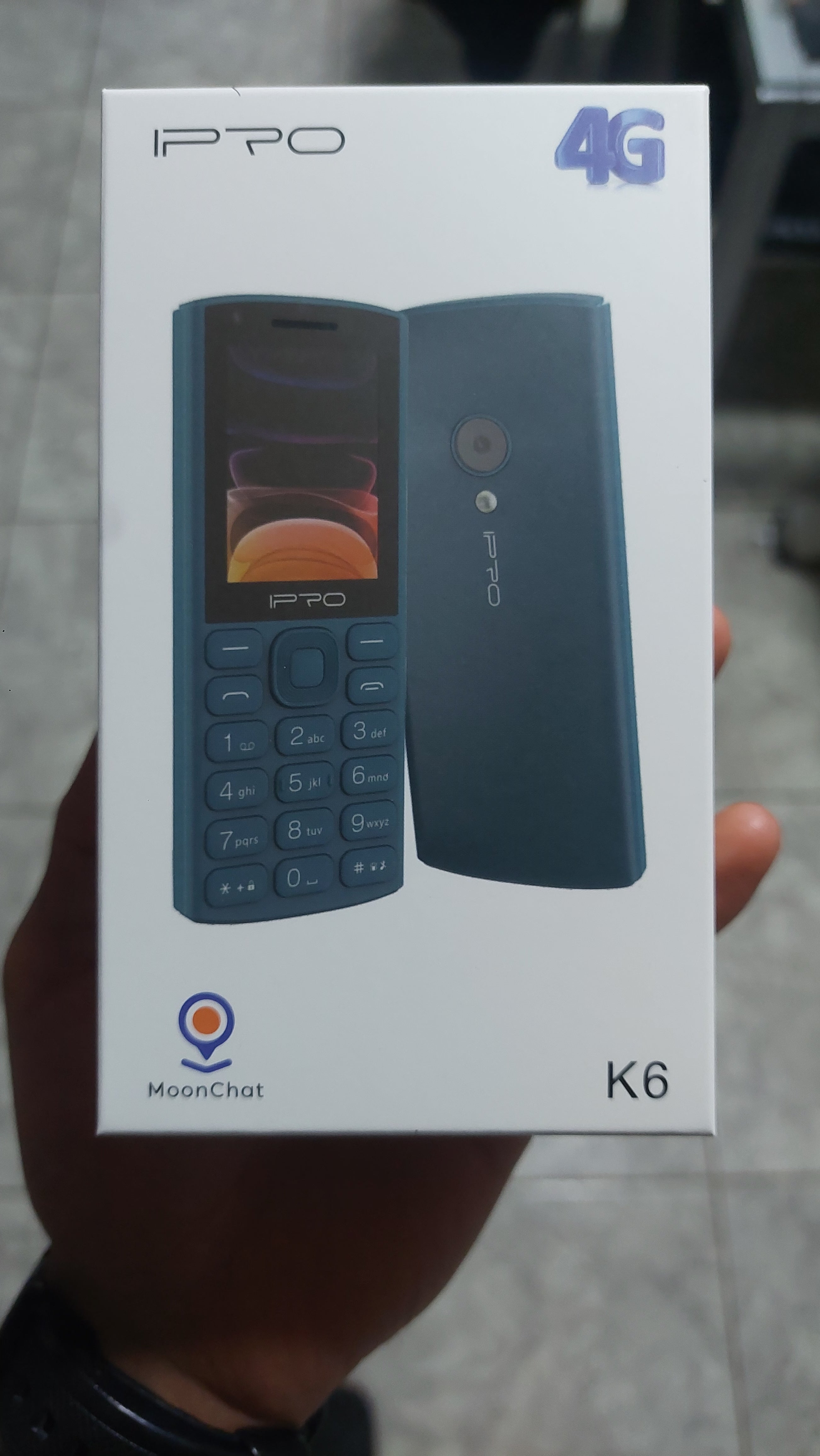 Celular Adulto Mayor K6 IPRO 4G Tercera Edad Nuevo Oferta Negro